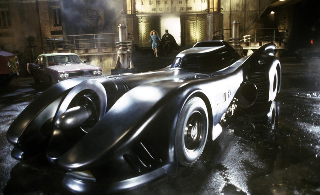 The all new Batmobile at Warner Bros. Movie World